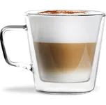 Dvoustěnné skleněné hrnky na cappuccino v sadě 2 ks 350 ml – Vialli Design ID_1139646