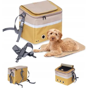 Košík na láhev MaxxPet Košík na kolo pro psa - Přední košík na řídítka - 36x25x30 cm