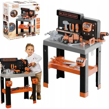 Dětská dílna Dětská dílna Bricolo Center Black & Decker 95 dílů - Sada pro malé kutily Smoby