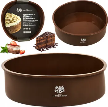 Nádoba na pečení FORMA NA DORT SILIKONOVÁ FORMA NA PEČENÍ KOLÁČŮ NEPŘILNAVÁ 20CM