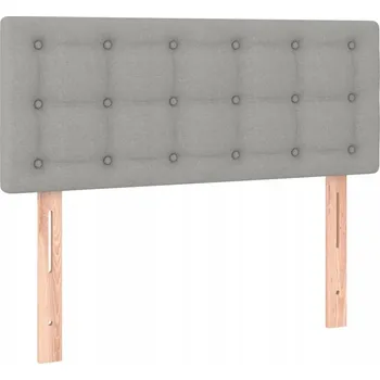 Stylové čelo postele světle šedé 80x5x78/88 cm