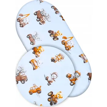 Prostěradlo PROSTĚRADLO DO KORBIČKY KOČÁRKU KOLÉBKY BAVLNA BABYMAM