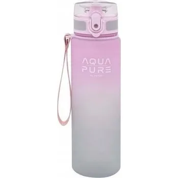 Láhev Lahev Na Pití Aqua Pure Astra 600ml růžovo-šedá