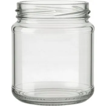 Sklenice Zavařovací Sklenice 212 ml TO 66 na zavařování džemů medu sklo čiré
