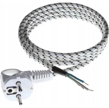 elektrický kabel Připojovací kabel PP-S-15 H03RT-F 1,5m 3x0,75 mm2 s vidlicí Uni-Schuko