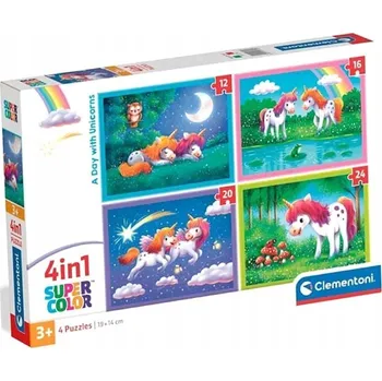 Puzzle Clementoni Den s Jednorožci 72 dílků