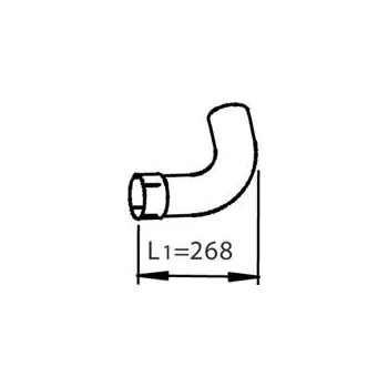 Výfuková trubka Výfuková trubka DINEX 47258