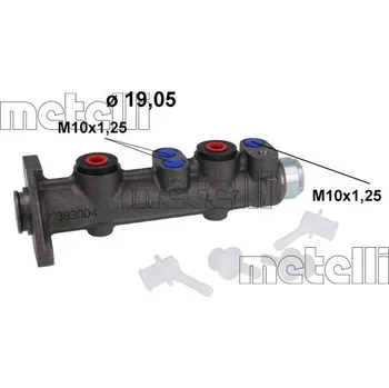 Brzdový válec Hlavní brzdový válec METELLI 05-0009K