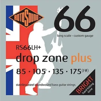Struna pro kytaru a smyčcový nástroj Rotosound RS66LH+ Struny pro baskytaru (Jako nové)