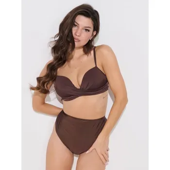 Dámské plavky Sinsay - Spodní díl bikin - tmavě hnědá - 862CX-89X - 862CX-89X-XL