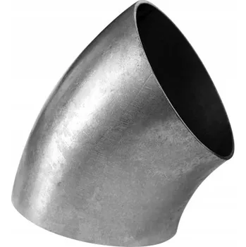 Kouřovod KOLENO NEREZOVÉ 45° 40MM TL. 1,5MM