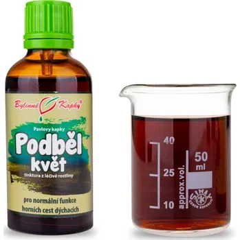Doplněk stravy Bylinné kapky s.r.o. Podběl květ - Pavlovy bylinné kapky (tinktura) 50 ml