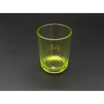 Dóza na potraviny Skleněná dóza/nádoba na svíčky. Barva: zelená. 65x55mm 90ml