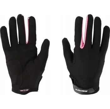 Cyklistické rukavice Cyklistické rukavice Kross XS černé