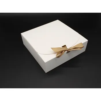 Obraz Krabička ozdobná bílá 16,5x16,5x5 cm