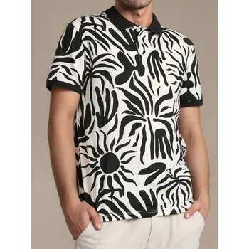 Pánská móda Sinsay - Polo - krémová - 340EK-01X - 340EK-01X-XXL