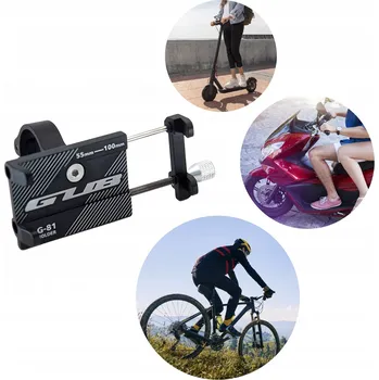 DRŽÁK NA TELEFON NA KOLO, KOLOBĚŽKU, MOTOKOLOBĚŽKU - KOVOVÝ, NASTAVITELNÝ, PEVNÝ