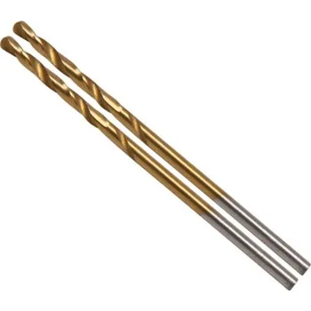 Vrták BGS Technic BGS 2040-2 Spirálový vrták HSS-G 2,0 mm s válcovou stopkou, TiN. 2 ks