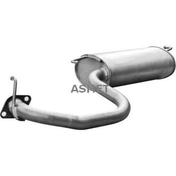 Tlumič výfuku Zadní tlumič výfuku ASMET 20.044