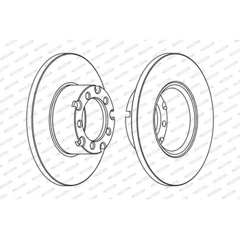 Brzdový kotouč Brzdový kotouč FERODO FCR116A