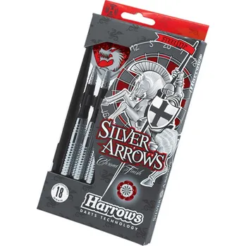 Příslušenství pro šipky Šipky Harrows Silwer Arrows steel 20g
