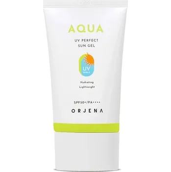 Přípravek na opalování ORJENA AQUA PERFECT SUN GEL SPF50+ PA++++ – Krém na opalování