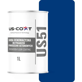 barva na zeď Barva na betonu US-Coat 1 l RAL5002 LESK PRO MALOVÁNÍ BETONOVÝCH POVRCHŮ, polomatná