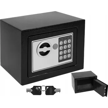 Trezor DOMÁCÍ TREZOR NA PENÍZE MINI KAZETA S ELEKTRONICKÝM ZÁMKEM DIGITÁLNÍ ŠIFRA