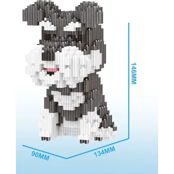 ostatní stavebnice KREATIVNÍ STAVEBNICE PES NA STAVBU KONSTRUKČNÍ STAVEBNICE PLEMENA 695 dílů