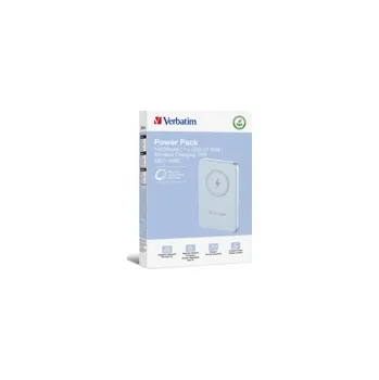 Powerbanka VERBATIM Powerbanka Charge n Go, Magnetická, 10000 mAh, USB-C, Modrá