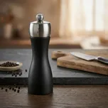 PEUGEOT Fidji 15 cm černý – dřevěný ruční mlýnek na pepř