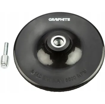 Brusný kotouč Flexibilní brusný talíř se suchým zipem 150 mm x M14 + upínací trn