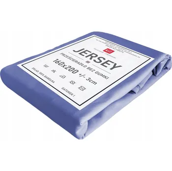 Prostěradlo Prostěradlo jersey bez gumy 160x200 tmavě modré
