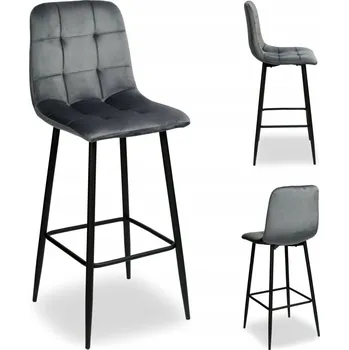 Barová židle Barová Židle grafit látka 110 eHokery