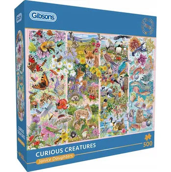 Puzzle Gibsons Puzzle 500 dílků: Zajímavá stvoření