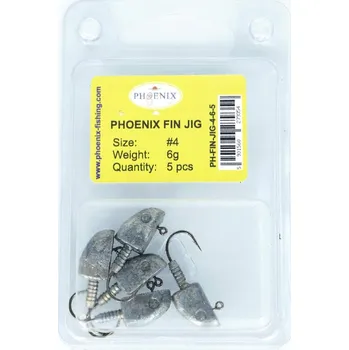 Rybářský háček Jigová hlavička Phoenix Fin Jig 4/0 15 g