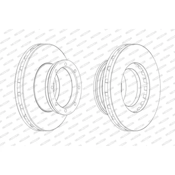 Auto-moto Brzdový kotouč FERODO FCR190A