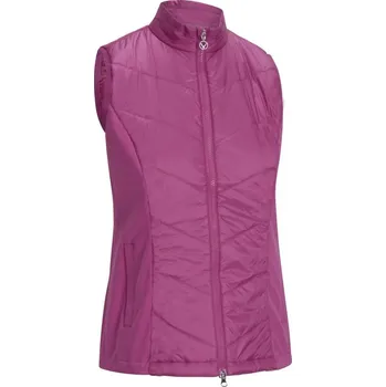 Golfová hůl Callaway Chevron Quilted Vest, Cactus Flower, golfová vesta pro ženy L