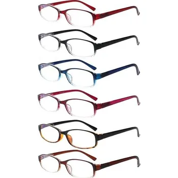 COJWIS 6dílná sada čtecích brýlí s filtrem modrého světla pro muže a ženy, pomůcka na čtení s