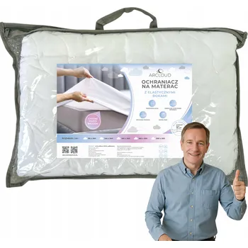 Prostěradlo ARC Ochranná podložka na Matrace z mikrovlákna 200 x 200 cm, PROŠÍVANÝ potah