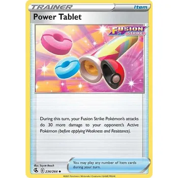 Karetní hra Power Tablet 236/264 - Fusion Strike Typ karty: Non-Holo