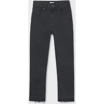 Dívčí kalhoty Dětské rifle Mayoral 557.8C.Junior.9BYA černá 99X, vel. 157