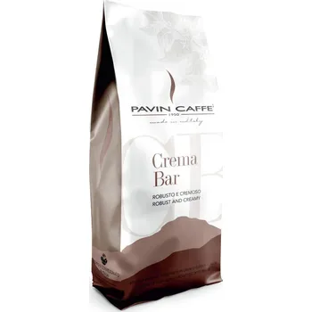 Káva Pavin Caffè CREMA BAR 1 kg 100% Robusta zrnková káva