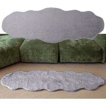 Koberec Umělá ovčí kůže 180 cm šedá