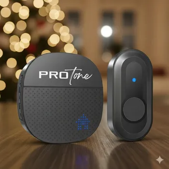 Domovní zvonek Bezdrátový zvonek ke dveřím s velkým dosahem a voděodolným tlačítkem