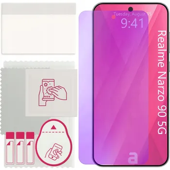 Pouzdro na mobilní telefon Hybridní Sklo Anti-Blue 9H na displej pro Realme Narzo 90 5G