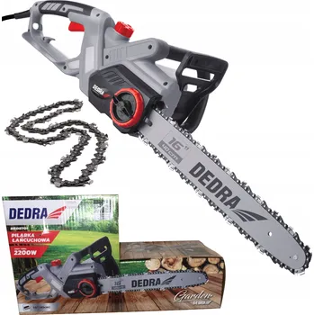 Motorová pila Elektrická řetězová pila Dedra DED8701 2400W, 40 cm, 16", SDS