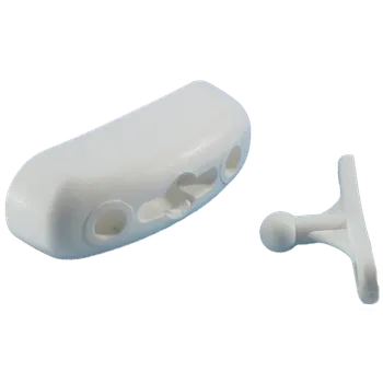 Aretace dveří plastová bílá