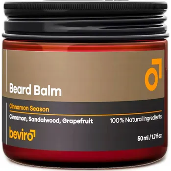 Péče o vousy Balzám na vousy Beviro s vůní grapefruitu, skořice a santalového dřeva (balzám na vousy)