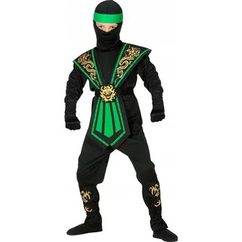 Karnevalový kostým Kostým Dětský Ninja Zelený Kostým Ninjago Assassin 158